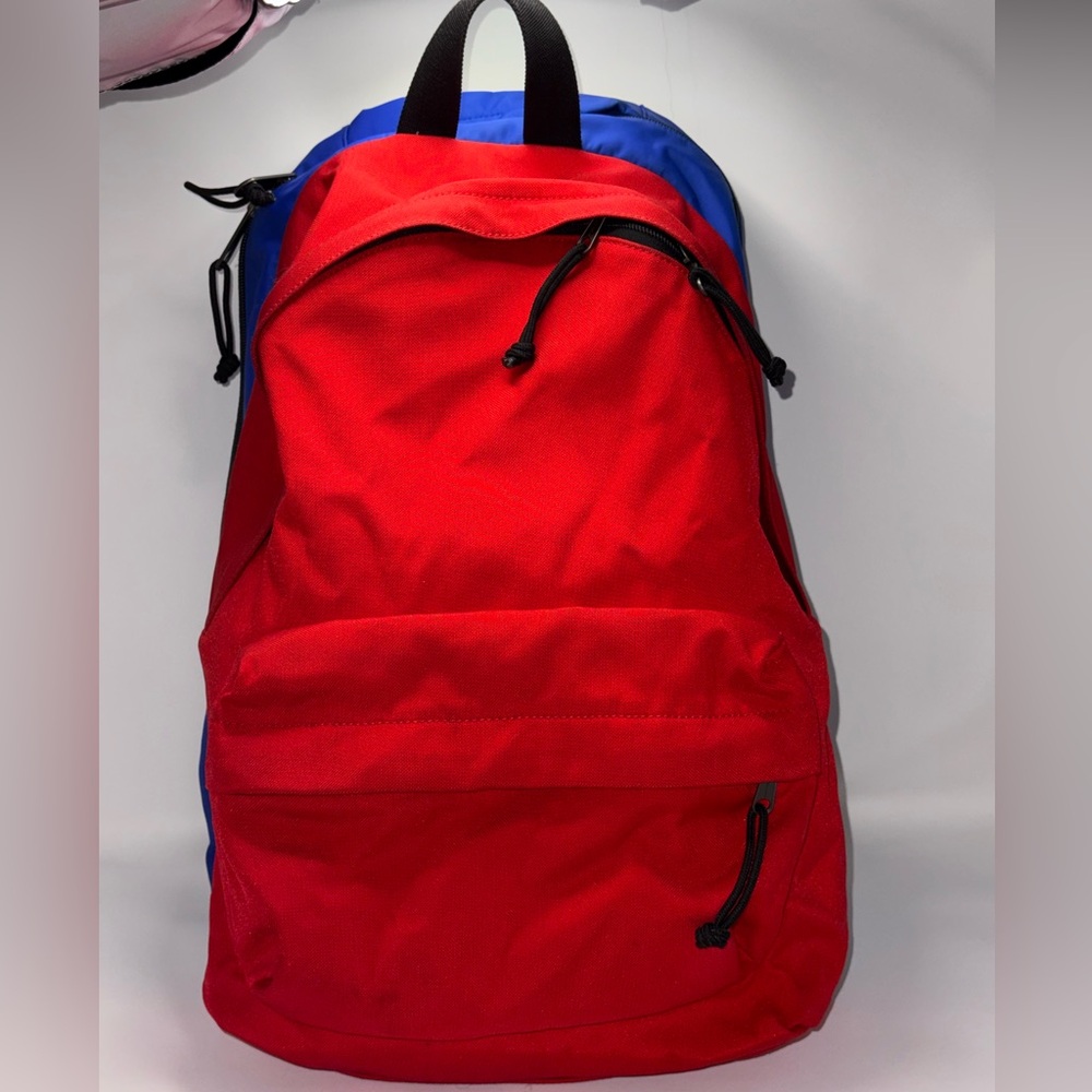 Balenciaga City Backpack Blue Red 5 Panels Logo explorer and wheel collection